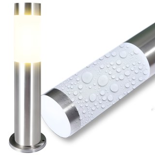 Lampa ogrodowa led słupek stojąca e27 zewnętrzna okrągła 45cm e27 RTO