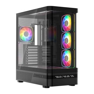 MODECOM Obudowa Volcano AQ200 ARGB Midi czarna MODECOM