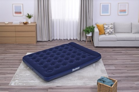 Materac welurowy dwuosobowy Bestway z pompką 203x152x28 cm 67226 Bestway