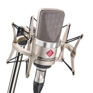 Neumann TLM 102 NI Studio Set - Mikrofon pojemnościowy, wielkomembranowy z uchwytem przeciwwstrząsowym, nikiel NEUMANN