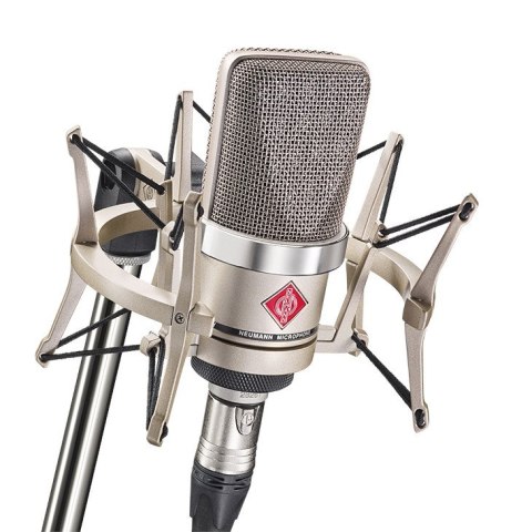 Neumann TLM 102 NI Studio Set - Mikrofon pojemnościowy, wielkomembranowy z uchwytem przeciwwstrząsowym, nikiel NEUMANN