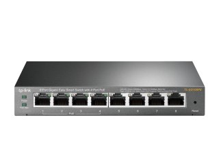 TP-Link TL-SG108PE Zarządzany L2 Gigabit Ethernet (10/100/1000) Obsługa PoE Czarny TP-LINK