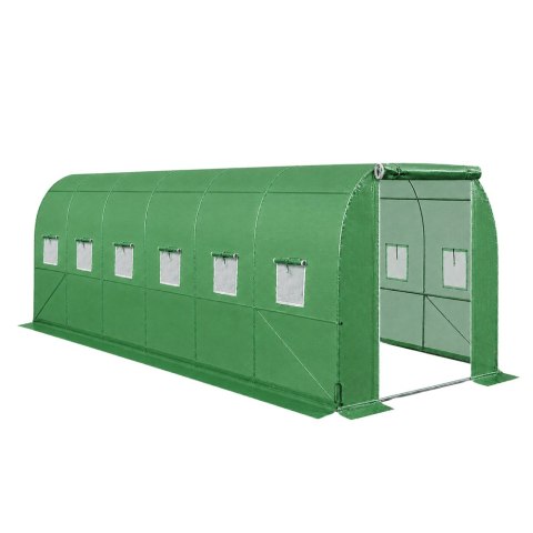 Tunel Ogrodowy Foliowy Szklarnia Na Warzywa PRO Stelaż 25MM 12x3x2M 36M? LEAN