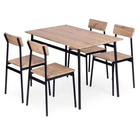 Zestaw mebli do jadalni kuchni stół + 4 krzesła MALMO ModernHome ModernHome