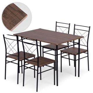 Zestaw mebli do jadalni kuchni stół + 4 krzesła VERONA ModernHome ModernHome