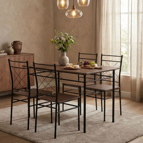 Zestaw mebli do jadalni kuchni stół + 4 krzesła VERONA ModernHome ModernHome