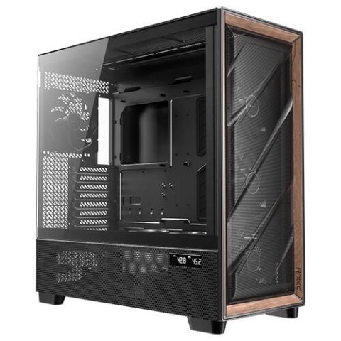Antec FLUX PRO Full Tower Czarny, Drewno Antec