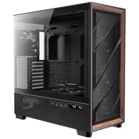 Antec FLUX PRO Full Tower Czarny, Drewno Antec