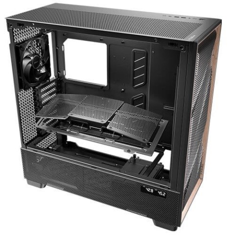 Antec FLUX PRO Full Tower Czarny, Drewno Antec
