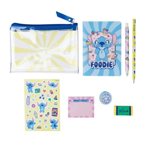 Disney Stitch - Zestaw piśmienniczy z kolekcji Foodie (8 elementów) Stitch