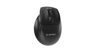 GEMBIRD BEZPRZEWODOWA, ERGONOMICZNA MYSZ TRI MODE (2.4G + BT + USB) 2400 DPI, 9 PRZYCISKÓW, CZARNA GEMBIRD