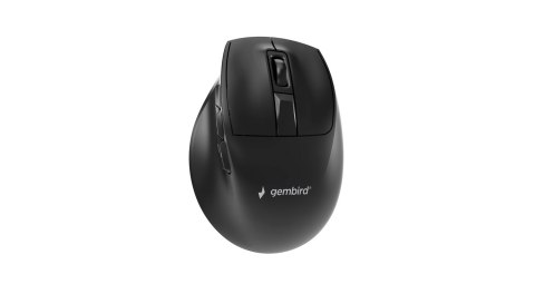 GEMBIRD BEZPRZEWODOWA, ERGONOMICZNA MYSZ TRI MODE (2.4G + BT + USB) 2400 DPI, 9 PRZYCISKÓW, CZARNA GEMBIRD