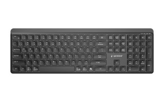 GEMBIRD BEZPRZEWODOWY ZESTAW KLAWIATURY + MYSZ SLIM PRO BUSINESS, DUAL MODE, 2,4 GHZ + BT, UKŁAD US, KOLOR CZARNY GEMBIRD