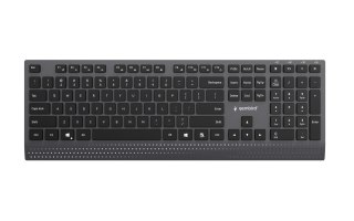 GEMBIRD KLAWIATURA SLIM PRZEWODOWA MULTIMEDIALNA CZARNA, USB-C, UKŁAD US GEMBIRD