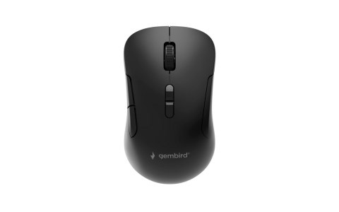 GEMBIRD MYSZ BEZPRZEWODOWA DUAL MODE (2.4G + BT) 1600 DPI, 7 PRZYCISKÓW, KOLOR CZARNY GEMBIRD