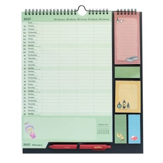 Harry Potter - Kalendarz ścienny / Planner miesięczny 2026/2027 (30 x 34 cm) Harry Potter