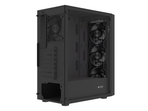 OBUDOWA FURY SHOBO SH8F MIDI TOWER Z OKNEM CZARNA FURY
