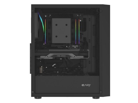 OBUDOWA FURY SHOBO SH8F MIDI TOWER Z OKNEM CZARNA FURY