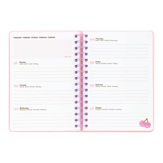 Pusheen - Kalendarz / Planner tygodniowy A5 z kolekcji Fruits 2026/2027 Pusheen