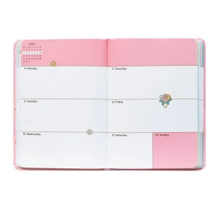 Pusheen - Kalendarz / Planner tygodniowy A6 z kolekcji Tropical Vacation 2026/2027 Pusheen