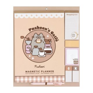 Pusheen - Magnetyczny Kalendarz / Planner miesięczny 2026/2027 (30 x 34 cm) Pusheen