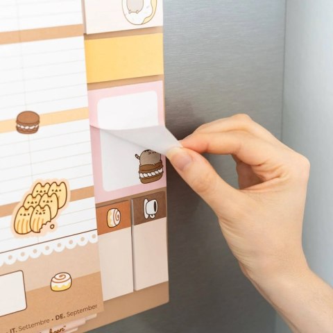 Pusheen - Magnetyczny Kalendarz / Planner miesięczny 2026/2027 (30 x 34 cm) Pusheen