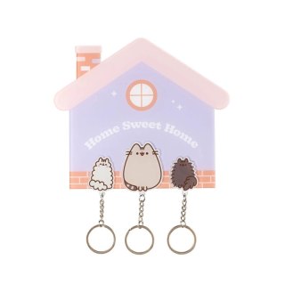 Pusheen - Wieszak na klucze z brelokami na magnes Pusheen
