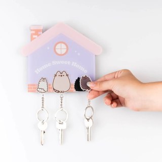 Pusheen - Wieszak na klucze z brelokami na magnes Pusheen