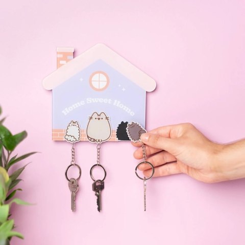 Pusheen - Wieszak na klucze z brelokami na magnes Pusheen