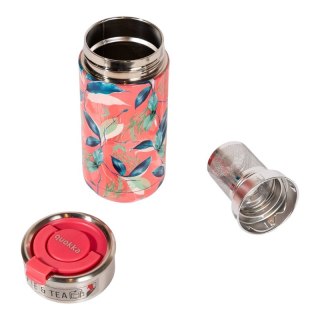 Quokka Boost Coffee Tumbler - Kubek termiczny ze stali nierdzewnej z zaparzaczem 400 ml (Exotic Pink) Quokka