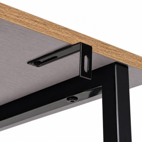 Regał kuchenny szafka do przedpokoju 90 cm półki haczyki loft jasny dąb ModernHome ModernHome
