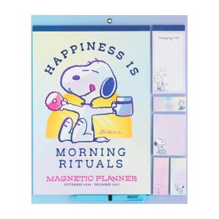 Snoopy - Magnetyczny Kalendarz / Planner miesięczny 2026/2027 (30 x 34 cm) Snoopy