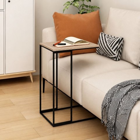 Stolik pomocniczy boczny pod laptopa metalowy stelaż loft ModernHome ModernHome