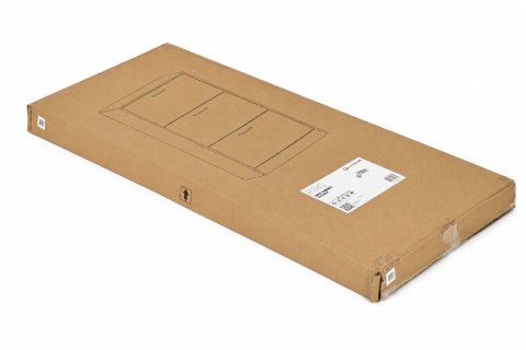 Szafka na buty 3-komorowa 60 cm uchylna do przedpokoju loft jasny dąb ModernHome ModernHome