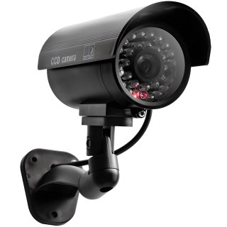 Atrapa kamery cctv solarna monitoring kamera migająca dioda led na ścianę RTO