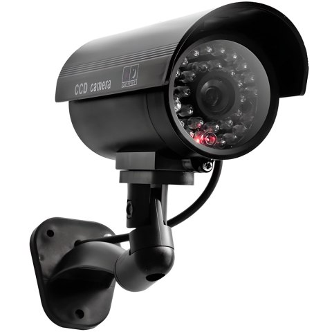 Atrapa kamery cctv solarna monitoring kamera migająca dioda led na ścianę RTO