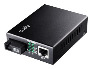 Cudy MC100GSB-40B konwerter sieciowy 1000 Mbit/s Multifunkcyjny, Pojedynczy Czarny CUDY