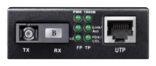 Cudy MC100GSB-40B konwerter sieciowy 1000 Mbit/s Multifunkcyjny, Pojedynczy Czarny CUDY