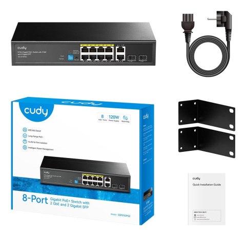 Cudy Przełącznik GS1010PS2 CUDY