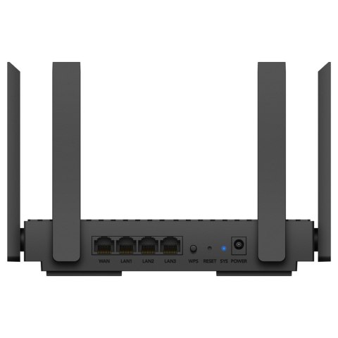 Cudy WR1500 router bezprzewodowy Gigabit Ethernet Dual-band (2.4 GHz/5 GHz) Czarny CUDY
