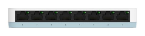 D-Link DGS-1008D/E łącza sieciowe Nie zarządzany Gigabit Ethernet (10/100/1000) Czarny D-Link