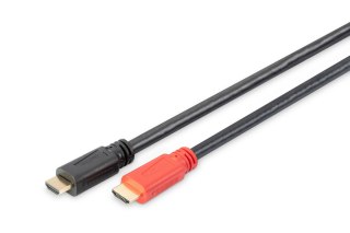 Digitus Kabel przyłączeniowy HDMI High Speed z Ethernetem, ze wzmacniaczem DIGITUS