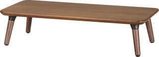 Drewniana podstawka pod monitor / laptop Maclean, (500x240x120mm), kolor czarny orzech, max. 20kg, MC-930 Maclean