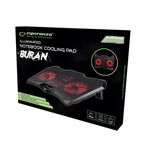 EGC102 Esperanza podstawka chłodzaca pod notebook buran