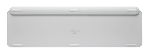 Klawiatura Logitech MX Keys S 920-011566 RF Wireless + Bluetooth QWERTZ Niemiecki Aluminium, Biała Logitech