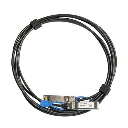 Mikrotik XS+DA0001 kabel InfiniBand / światłowodowy 1 m SFP/SFP+/SFP28 Czarny MikroTik