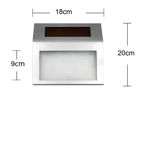 Podświetlany numer domu lampa solarna led tabliczka z numerem metalowa RTO