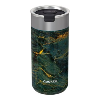 Quokka Boost Coffee Tumbler - Kubek termiczny ze stali nierdzewnej z zaparzaczem 400 ml (Greenstone) Quokka