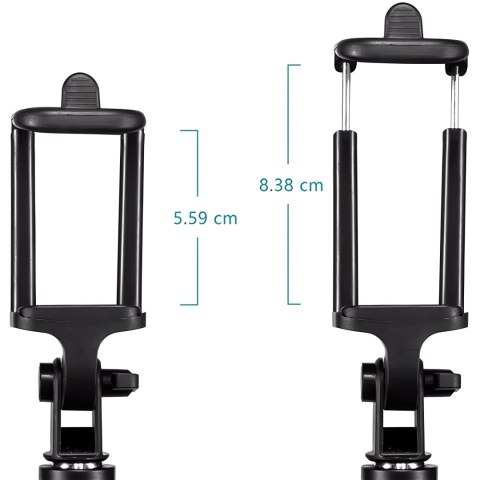 Statyw 4w1 tripod 103cm uchwyt na aparat telefon + pilot do zdjęć selfie RTO