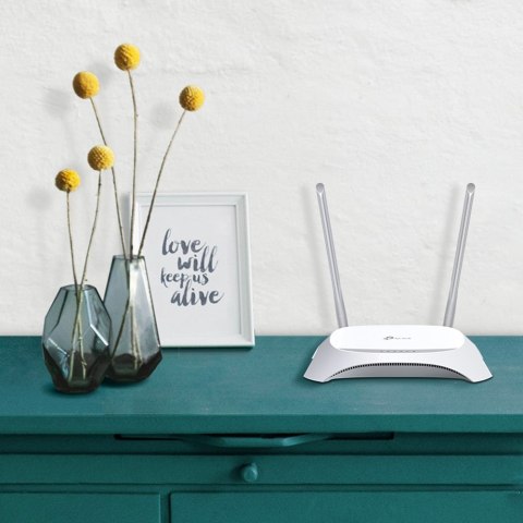 TP-Link TL-MR3420 router bezprzewodowy Fast Ethernet Jedna częstotliwości (2,4 GHz) Czarny, Biały TP-LINK